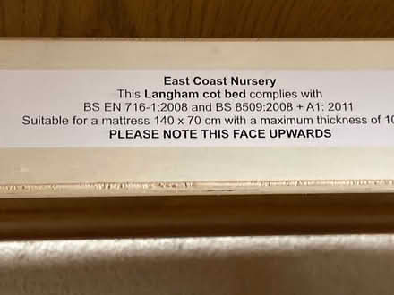 Photo of free Cot bed (Headington OX3) #3