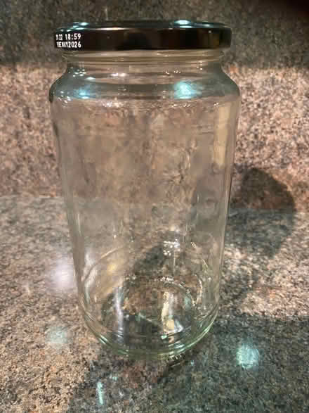 Photo of free 7 large jars like Kilner 4 with lids, 3 as candle jars (Abbotswood GL3) #3
