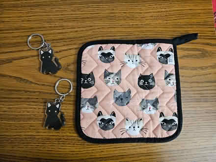 Photo of free cat misc: key chains, pot holder (North Denton (288 & 2164)) #1