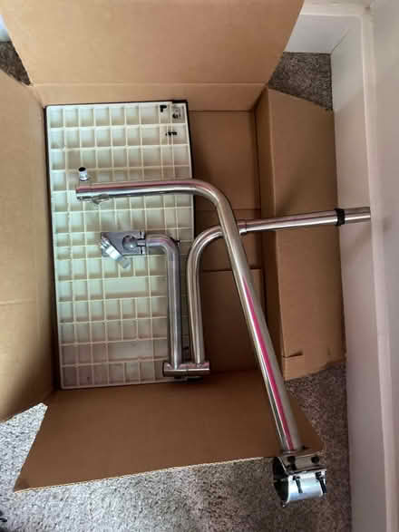 Photo of free Used Keyboard stand clips to chair (Albany near Santa Fe Ave) #3