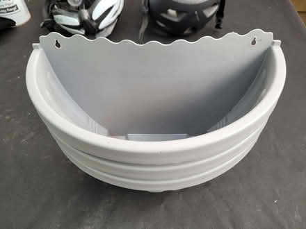 Photo of free 3 x Grey Plastic Semi-Circular Wall Baskets (Purbrook PO7) #2