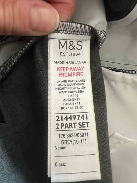Photo of free M&S grey school trousers 10-11 (Tonbridge) #4