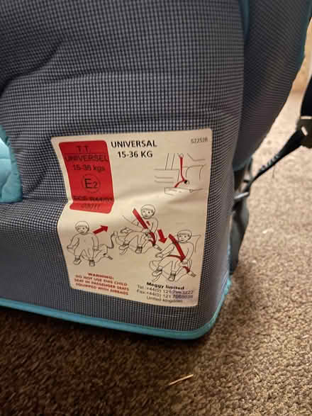 Photo of free Car seat / booster seat (Newbold S41) #4