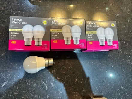 Photo of free 7 x 5.5 watt light bulbs (Burton green) #2
