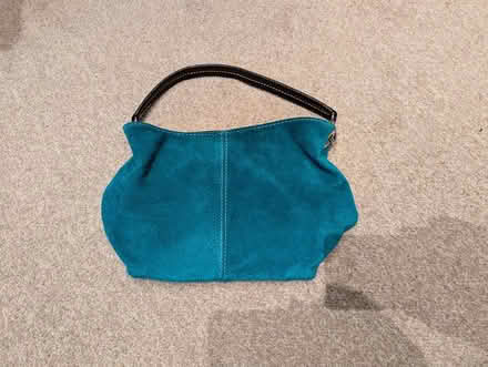 Photo of free Blue faux leather purse/bag (HR9) #2