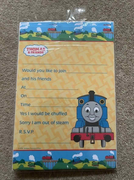 Photo of free Thomas&Friends party invitations (Martlesham Heath) #1