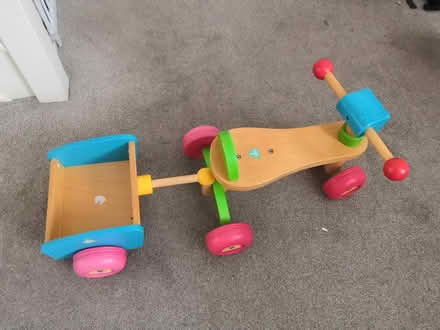 Photo of free Baby push along bike and trailer (ME10) #2
