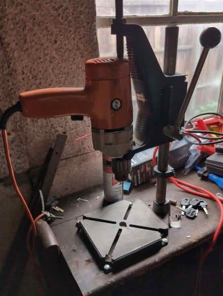Photo of free Drill press stand with drill (Lampton TW3) #1