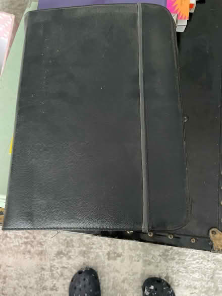 Photo of free Black leather notepad folder (Baldock SG7) #1