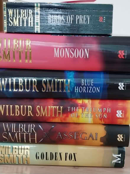 Photo of free Wilbur Smith's books from his Courtney series (Oxhey Hall WD19) #1