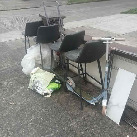 Photo of free Black leather stools (Leixlip) #1