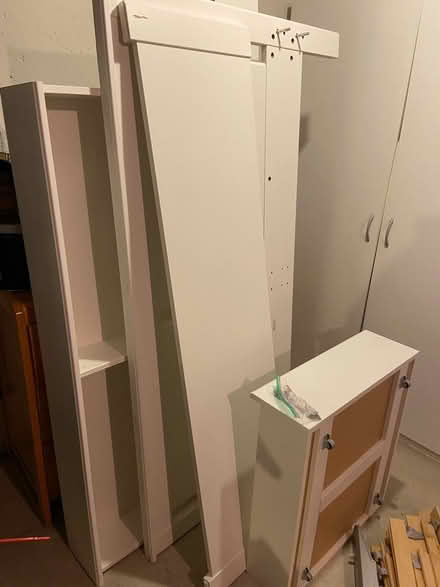 Photo of free Queen Size White IKEA Bed (Off Exit 6 in Nashua) #1
