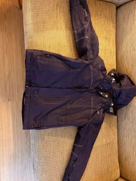 Photo of free 3-in-1 fleece + waterproof jacket (purple) age 5-6 (Craigmount EH12) #1