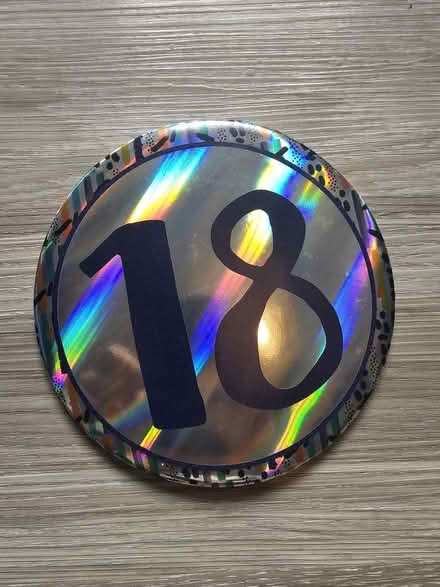Photo of free Large 18 badge (Clapham Common) #1