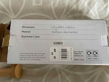 Photo of free Brand new John Lewis toilet roll holder (Panshanger AL7) #3