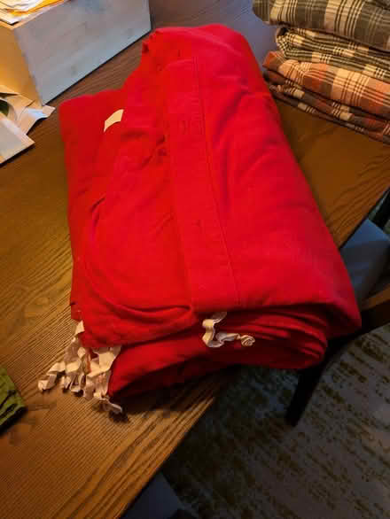 Photo of free Flannel Duvet cover, queen (Anacostia) #1