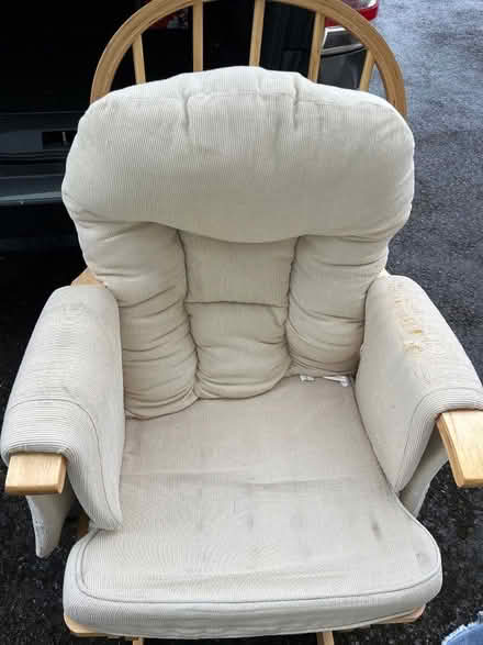 Photo of free Nursing chair with footstool (Fairfield Park) #3