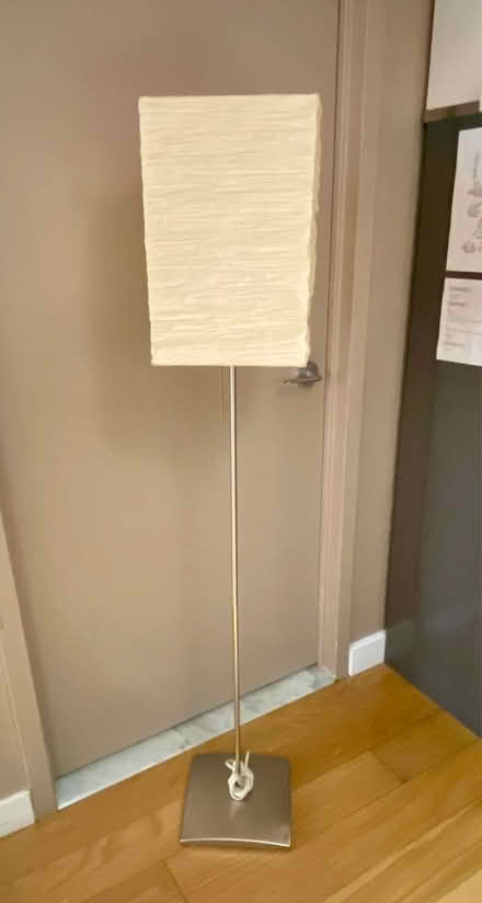 Photo of free floor lamp w/rice paper shade (Financial District 10005) #1
