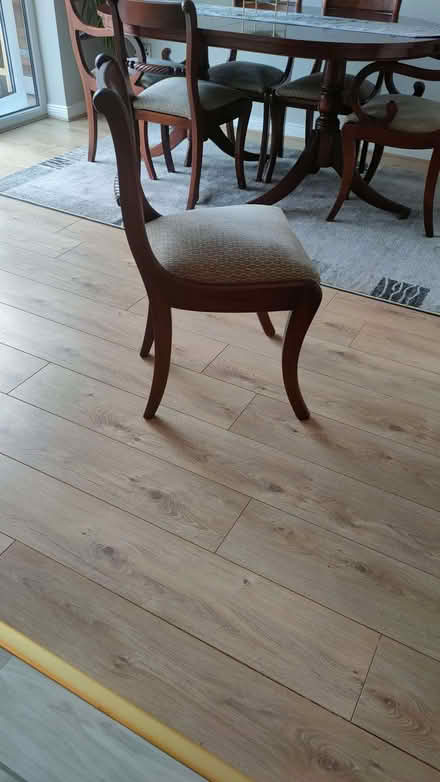 Photo of free Dining table and 6 chairs (Quorn LE12) #1
