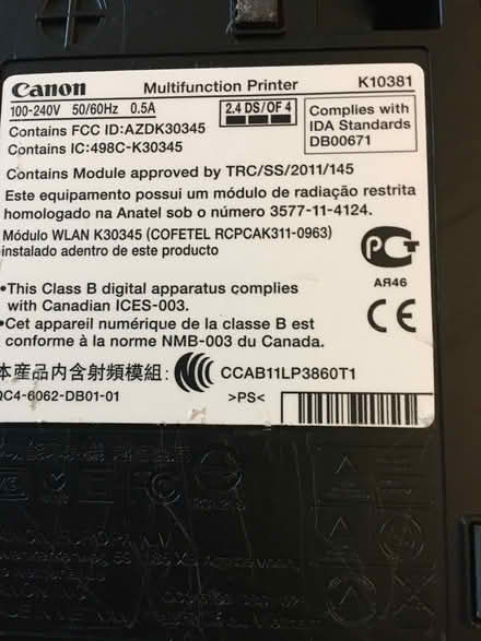 Photo of free Canon Pixma Inkjet Printer A4 (Llanfihangel Tal y Llyn LD3) #3