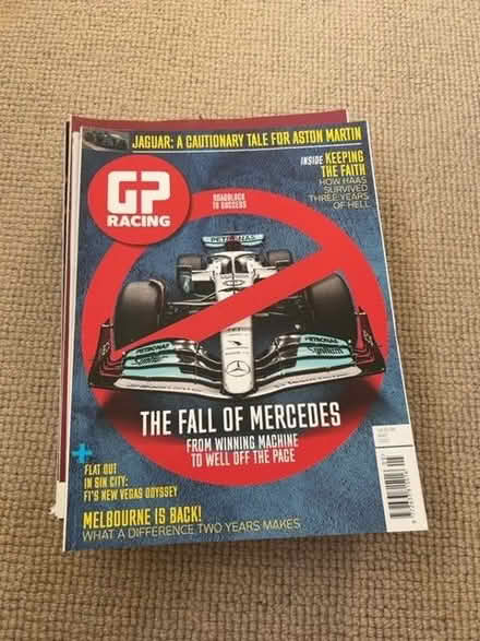 Photo of free F1 Magazine - GP Racing - 13 Copies (Camden) #1