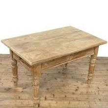 Photo of Small pine kitchen or dining table (Cale Green SK3) #1