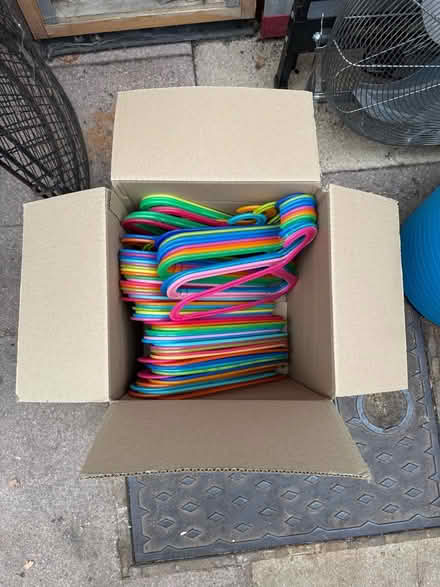 Photo of free Box of ikea kids hangers (Woodley, RG5) #1