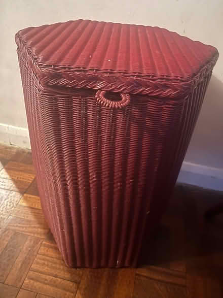 Photo of free Vintage chair & linen basket (Mytchett) #2