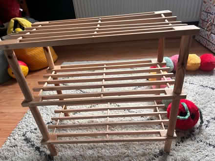 Photo of free Wooden shoe rack (Arborfield RG2) #1