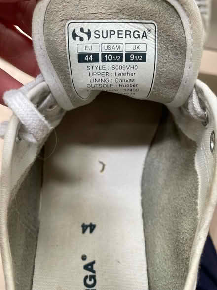 Photo of free Men’s size 44 Superga leather shoes (Windsor SL4) #1