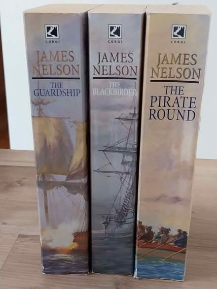 Photo of free Books from James Nelson "The Bretheren of the Coast" series (Oxhey Hall WD19) #1