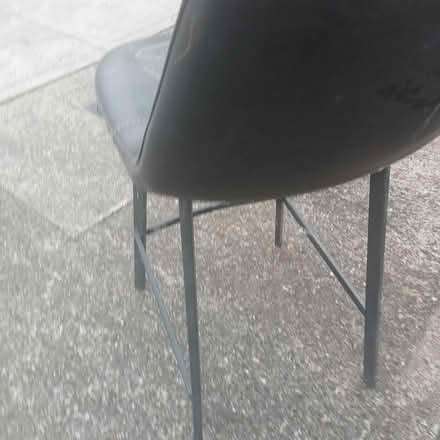 Photo of free Black leather stools (Leixlip) #4