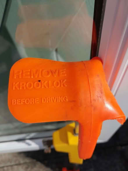 Photo of free Steering wheel lock (Northwich CW8) #3