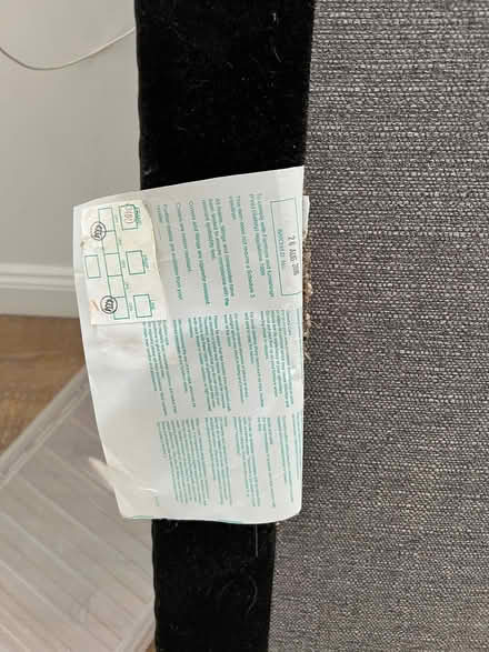 Photo of free Double Bed upholstered Headboard (Wildernesse TN15) #3