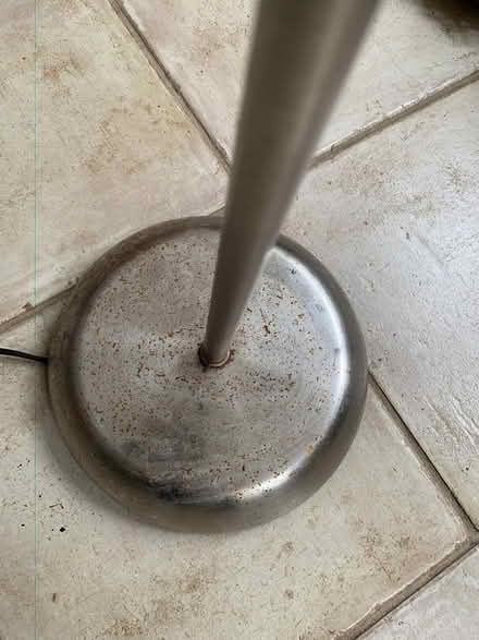 Photo of free Brushed steel uplighter tall lamp (Addlestone KT15) #4