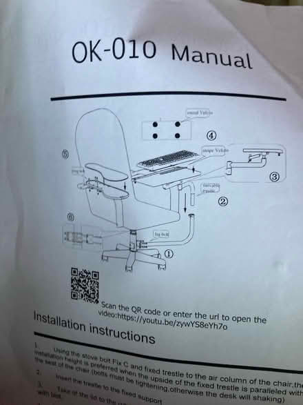Photo of free Used Keyboard stand clips to chair (Albany near Santa Fe Ave) #1