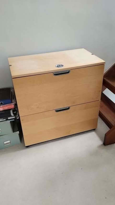 Photo of free Filing Cabinet, wood (East Finchley N2) #1