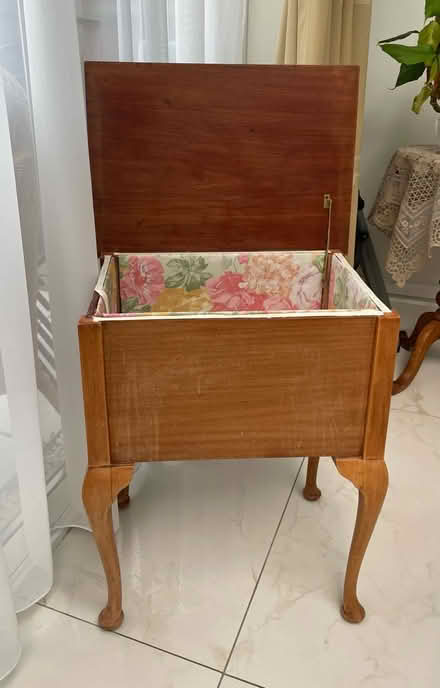 Photo of free unusual table / sewing machine box (W5) #2