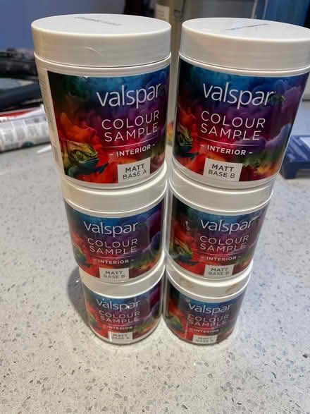 Photo of free 6 x valspar tester pots (Croydon CR0) #1