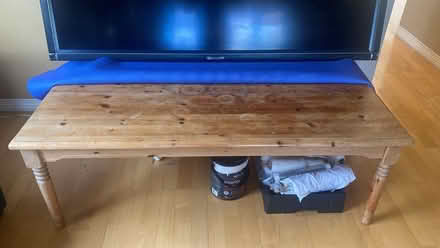 Photo of free Wooden coffee table (W10th and Highbury) #2