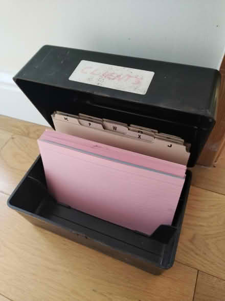 Photo of free Index card box (Purley on Thames RG8) #1