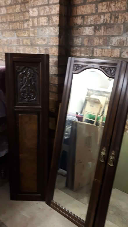 Photo of free Victorian cupboard doors. (Liff DD2) #2