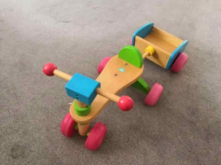 Photo of free Baby push along bike and trailer (ME10) #1