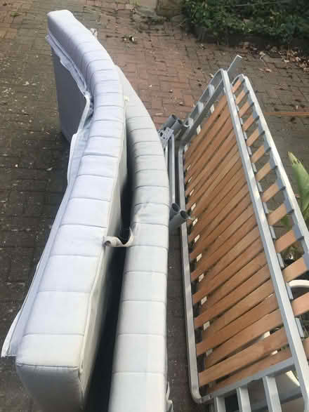 Photo of free Hardly used grey sofa bed (Medway Village UB6) #1