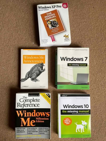 Photo of free Various old Windows books (Orpington, BR6) #1