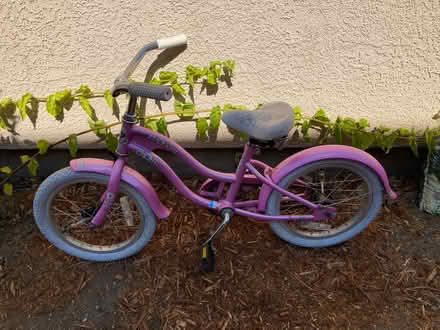 Photo of free Used child’s pink bike (Albany near Santa Fe Ave) #1