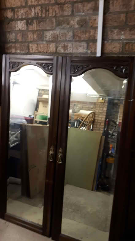 Photo of free Victorian cupboard doors. (Liff DD2) #1