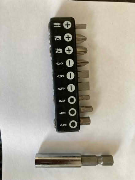 Photo of free Screwdriver fittings for mini cordless screwdriver (Kew TW9) #1