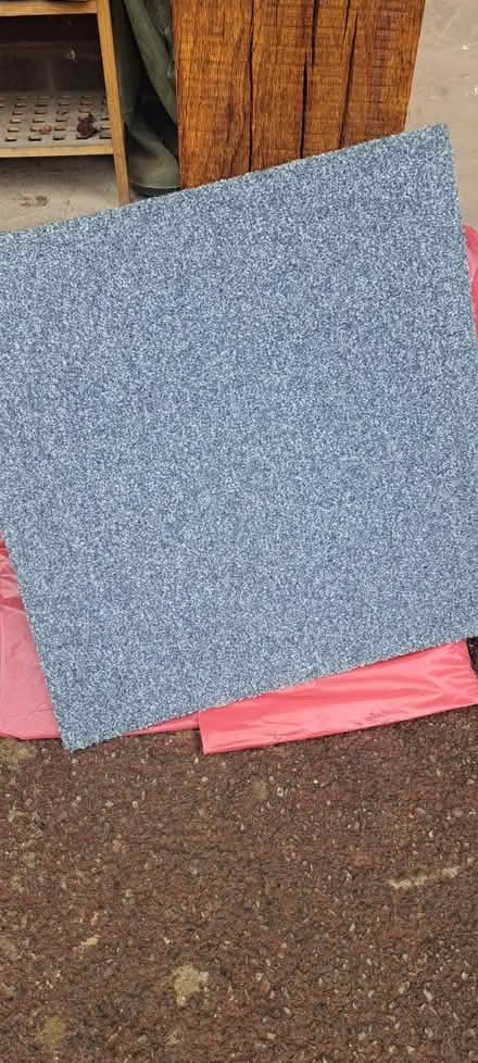 Photo of free 5 Grey carpet tiles (Horsham RH13) #1