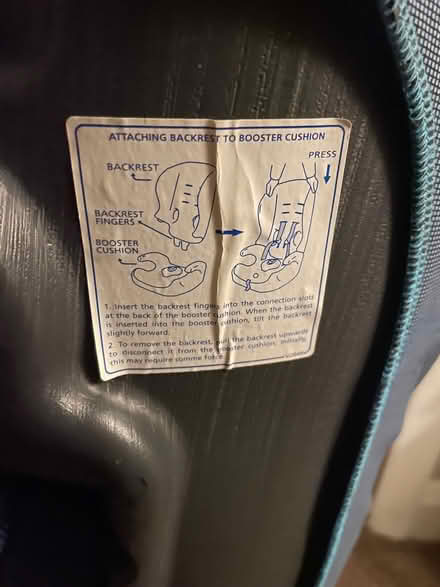 Photo of free Car seat / booster seat (Newbold S41) #2